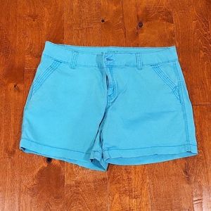 Women's Maurices, Casual Green-Blue, Size 16, Cotton 98%, Spandex Shorts